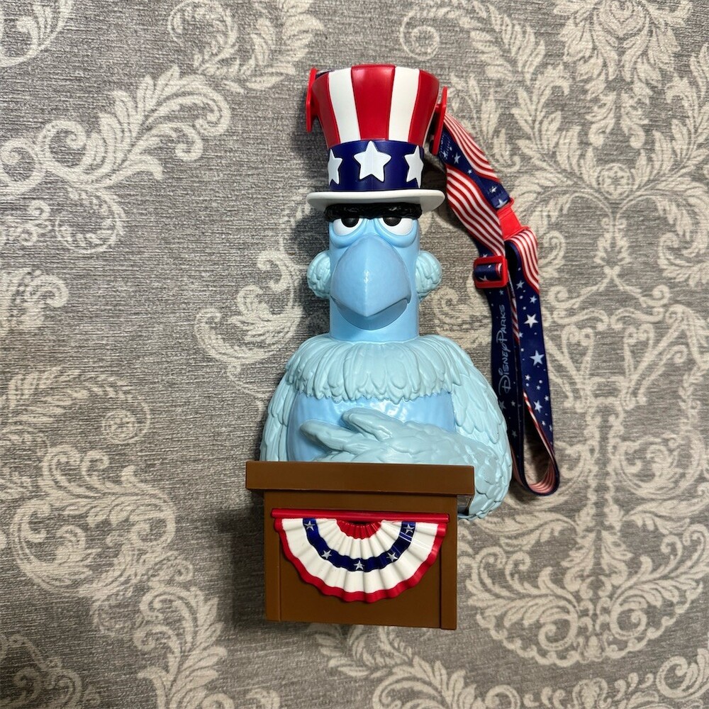 Disney Parks The Muppets Sam Eagle Popcorn Bucket America 250th Strap